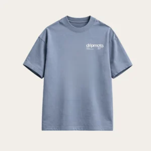T-shirt Bleu - Drip Moto